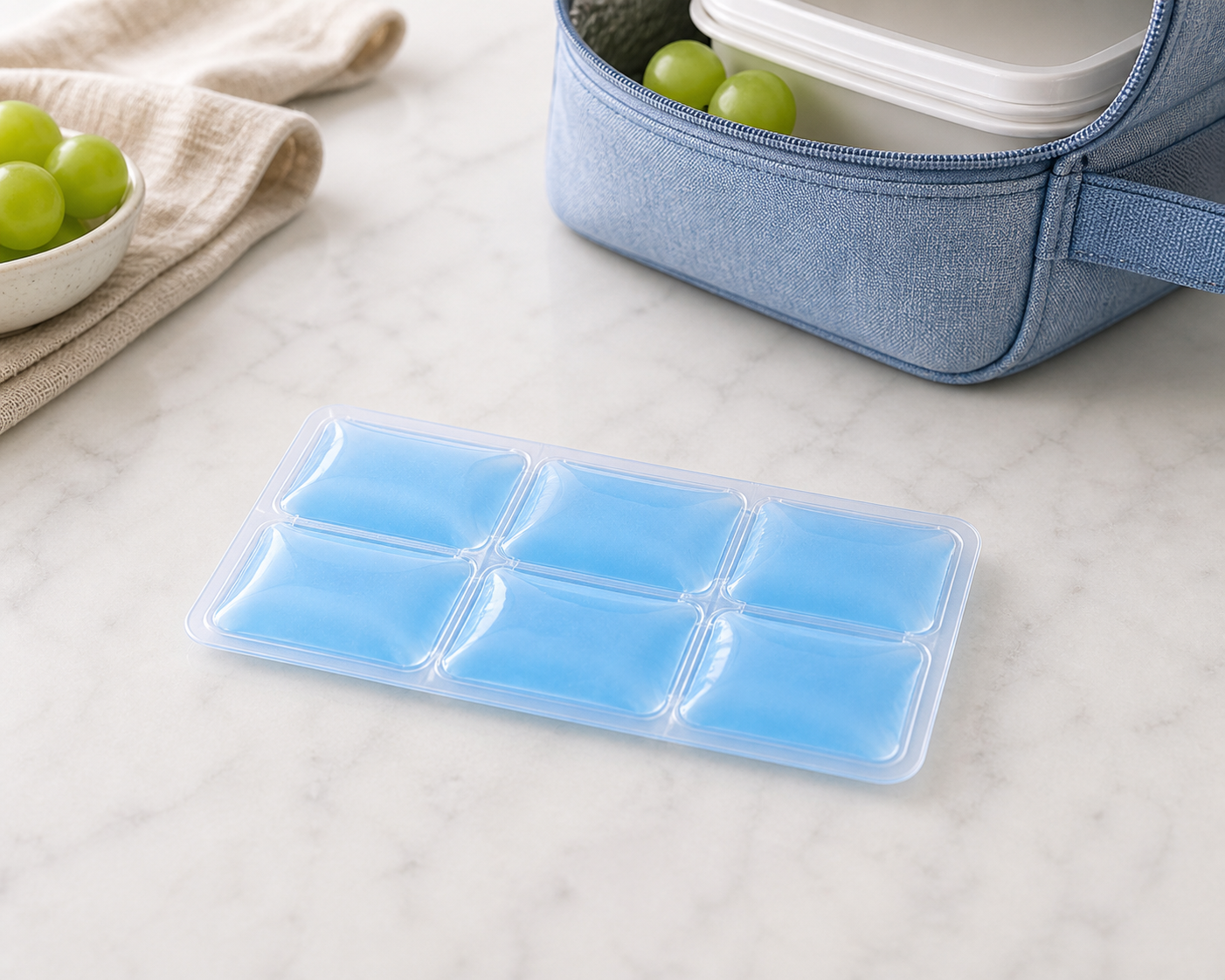 FrostFlex Reusable Slim Ice Pack Sheets - 6-Cell