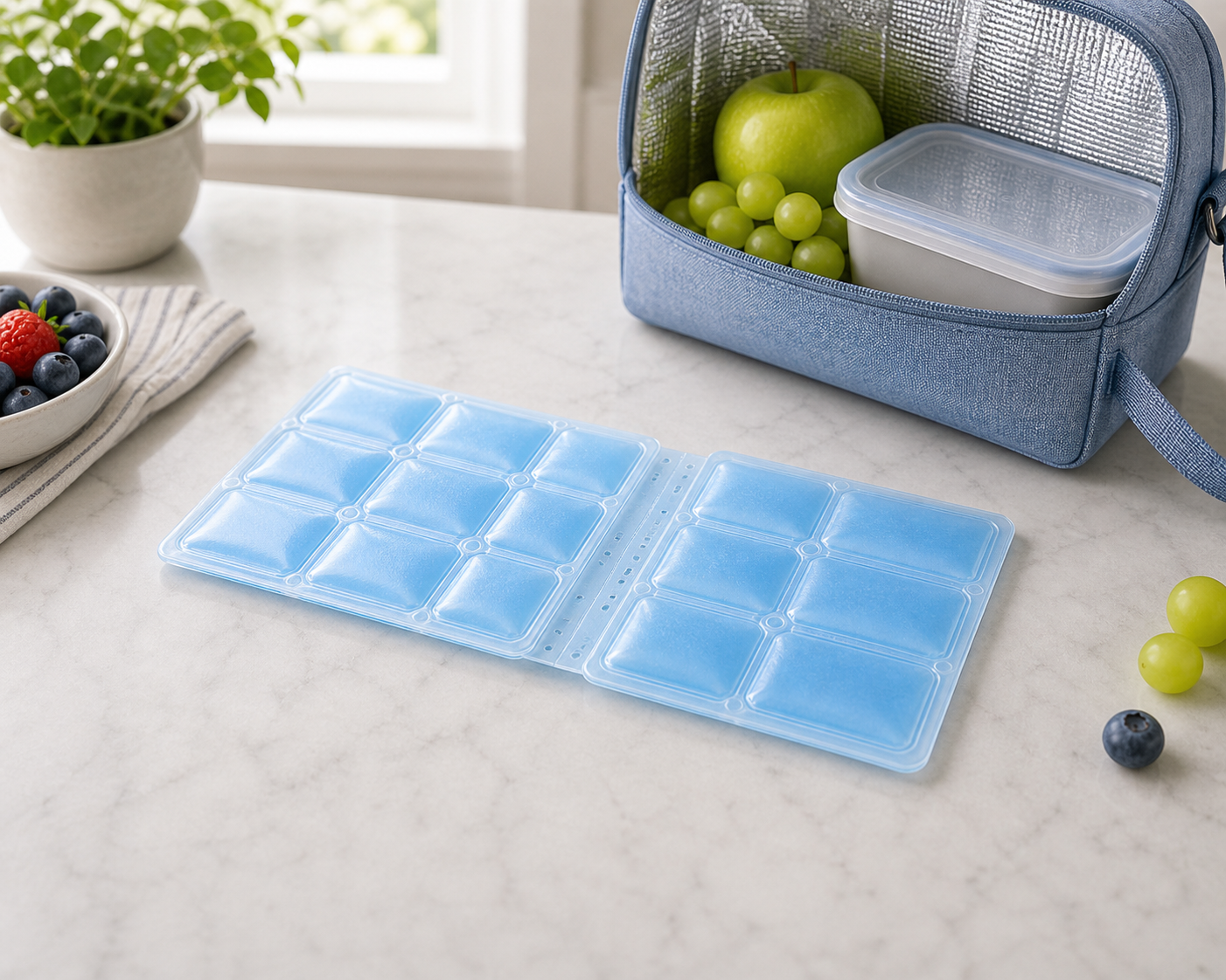 FrostFlex Reusable Slim Ice Pack Sheets - Double-Perforated 180 ml