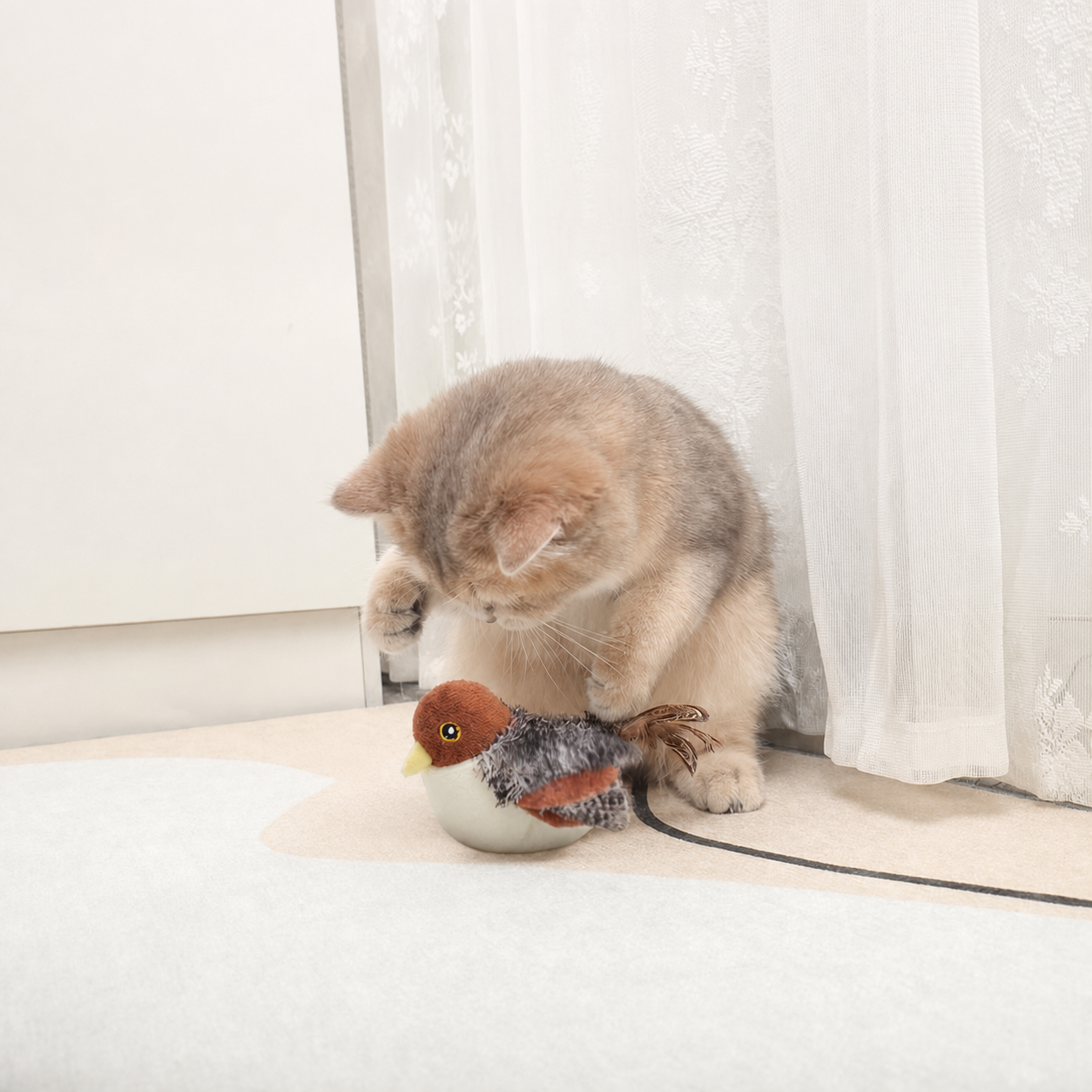 ChirpWing Oiseau Interactif pour Chat