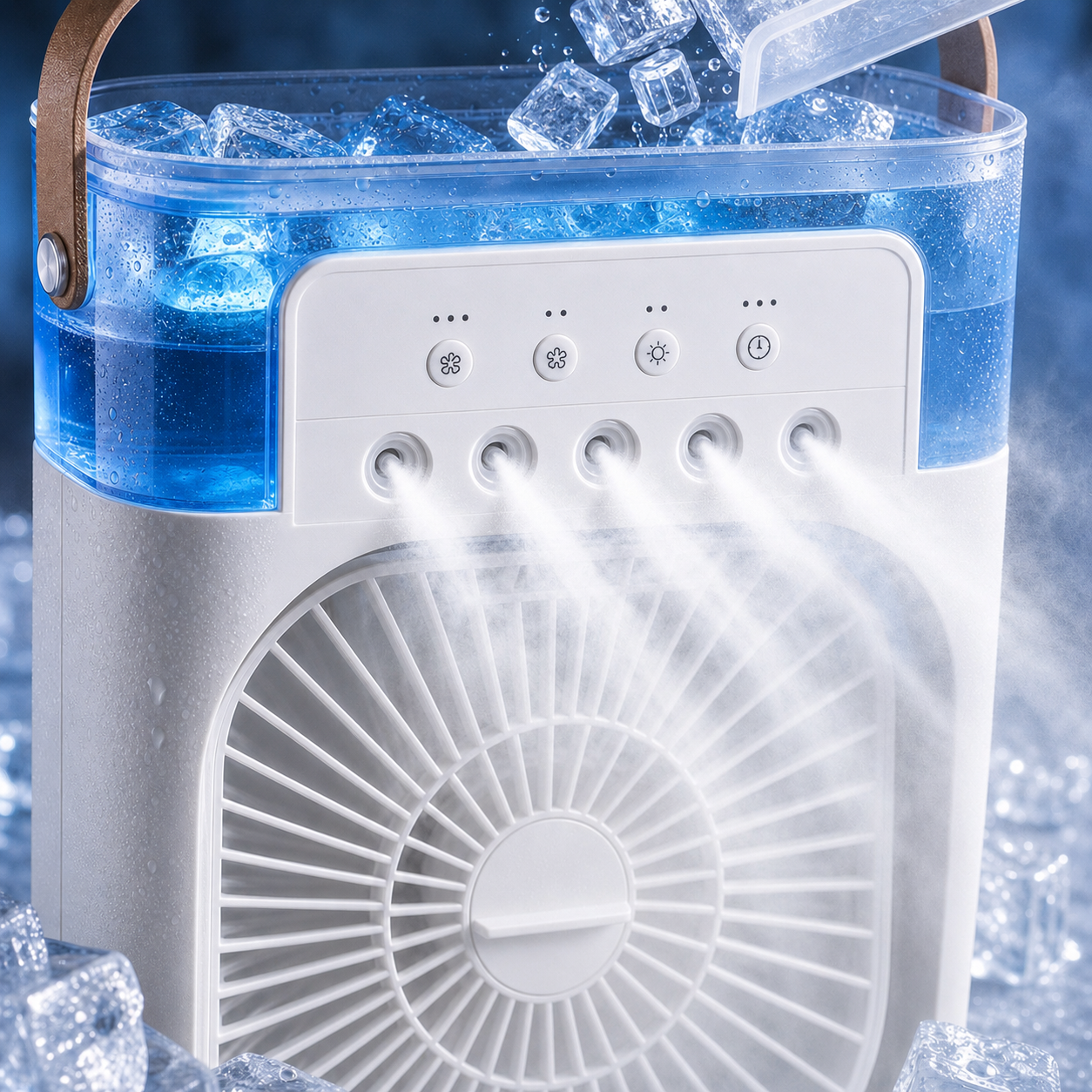 FrostBreeze Portable Ice Mist Fan