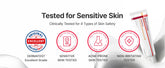 Madeca Time Reverse Cream sensitive skin test visual