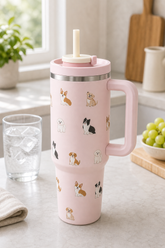 BigSip 1L Handle Cold Tumbler - Dog Print 1L