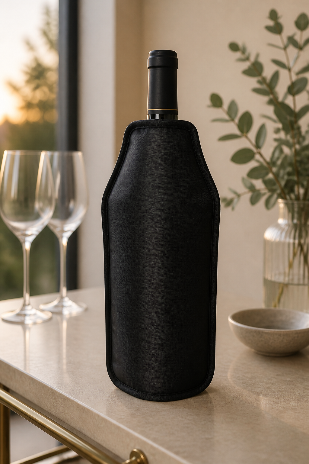 VinoChill Gel Bottle Cooling Sleeve - Solid Gel