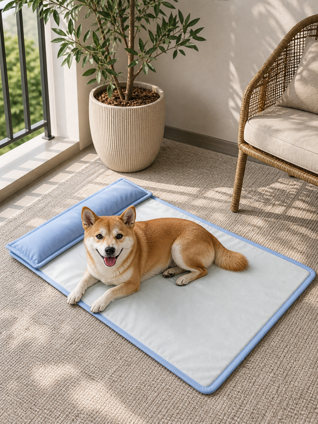 PawCool Ice-Silk Pet Cooling Mat