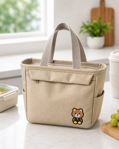 ChillCarry Insulated Lunch Cooler Bag - Sand Khaki