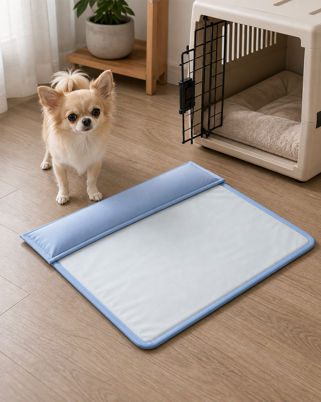 PawCool Ice-Silk Pet Cooling Mat - Thin 1.7 cm / S 45 x 35 cm