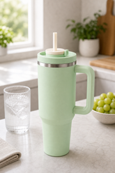 BigSip 1L Handle Cold Tumbler - Green 900 ml