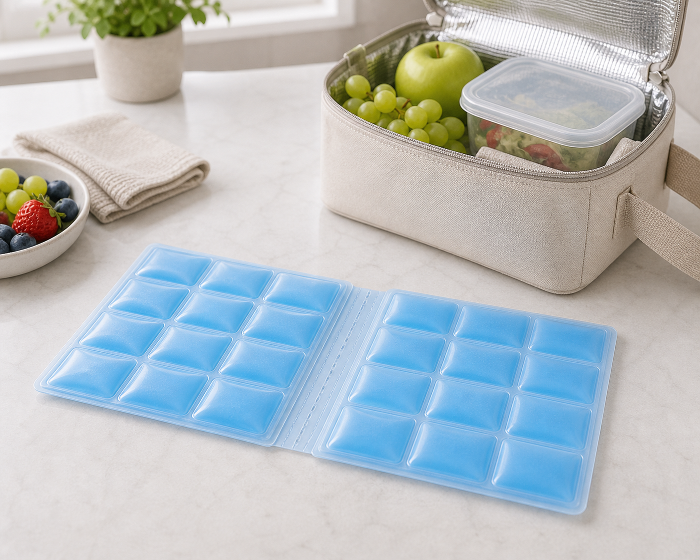 FrostFlex Reusable Slim Ice Pack Sheets - Double-Perforated 250 ml