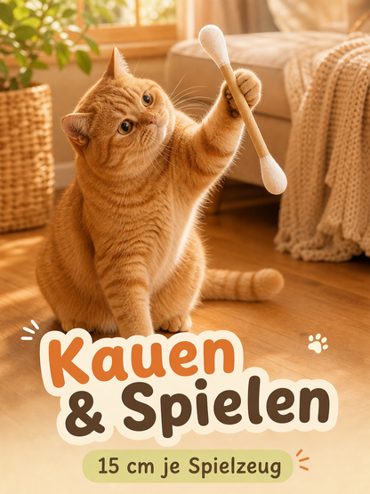 Kauen &amp; Spielen – Katzenminze-Spielzeug, 15 cm je Spielzeug