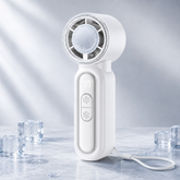 Frost White handheld cooling fan