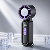 Graphite Black handheld cooling fan