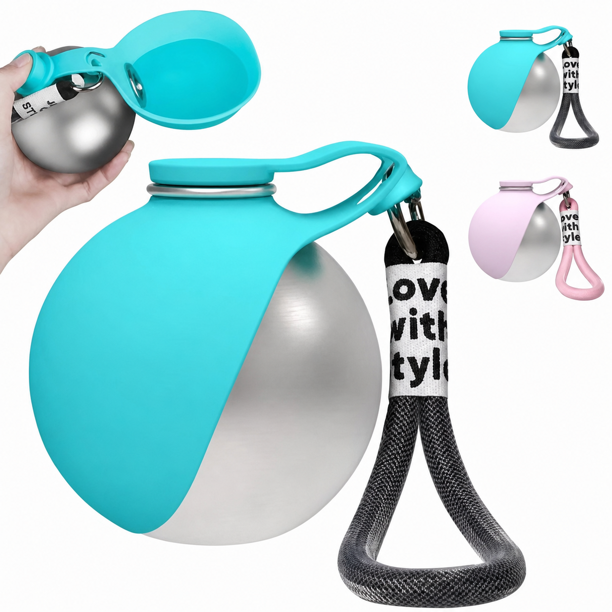 TrailSip 2-in-1 Dog Water Bottle