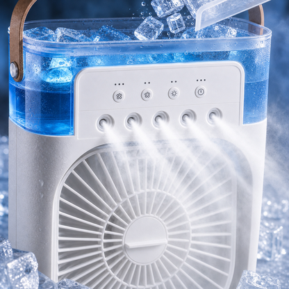 FrostBreeze Portable Ice Mist Fan