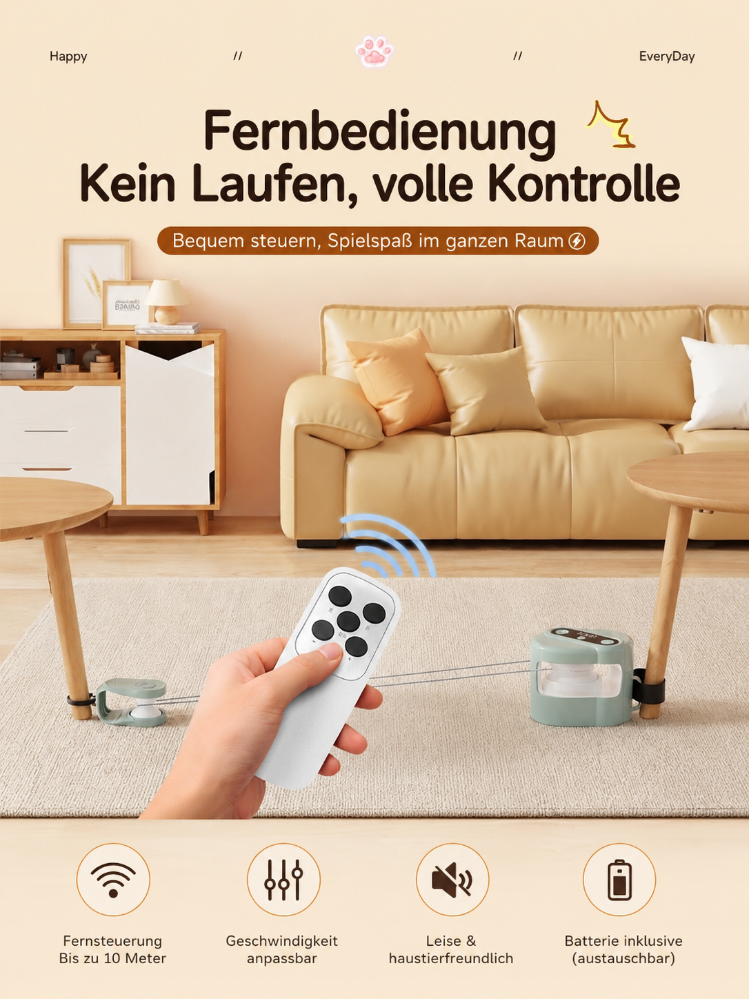 FeatherLoop gioco automatico per gatti con piuma