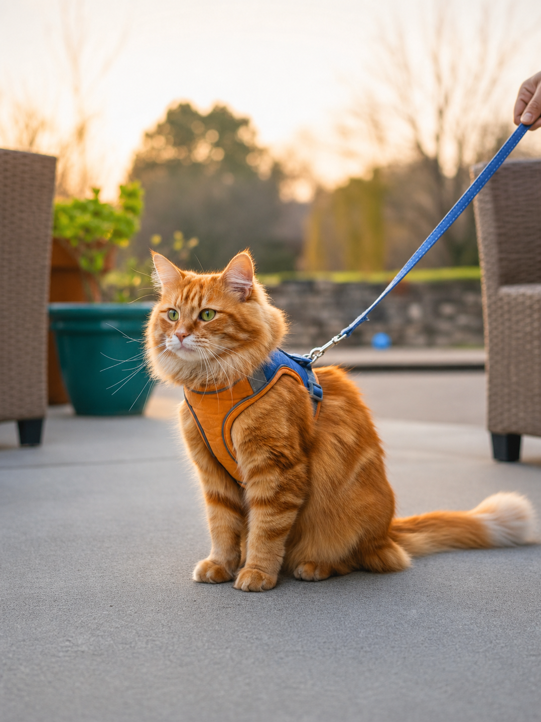 Harnais pour chat CalmStep avec laisse