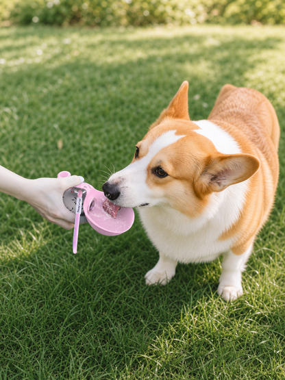 TrailSip 2-in-1 Dog Water Bottle — portrait hero